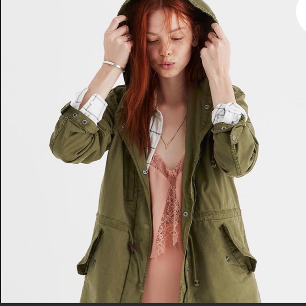 Womens Madewell Tilden Military Jacket